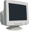 Old Computer Monitor Clip Art